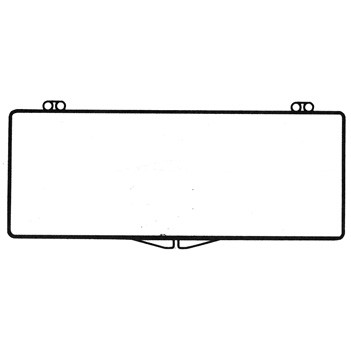 Rigid Clear Hinged Plastic Box (6"x2 1/4"x3/4")
