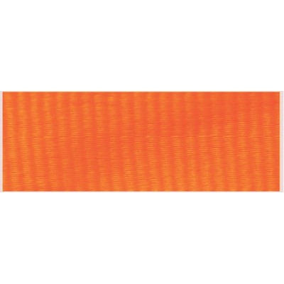 7/8" Neon Orange Neck Ribbon with Snap Clip