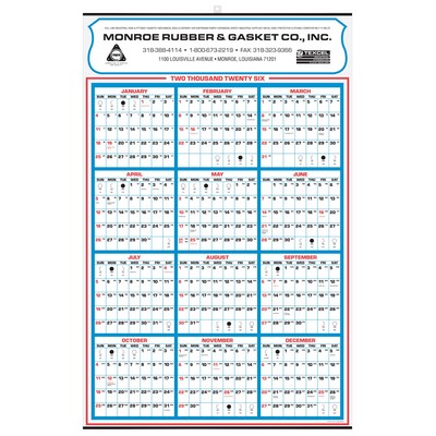 Yearly Memo Calendar