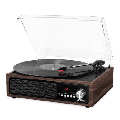 Victrola 3-in-1 Bluetooth Record Player with Built in Speakers and 3-Speed Turntable - Farmhouse