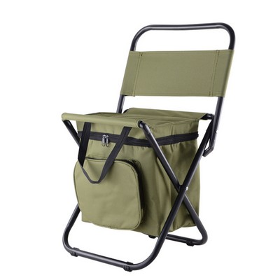 Multi functional Foldable Camping Chair with Cooler Bag
