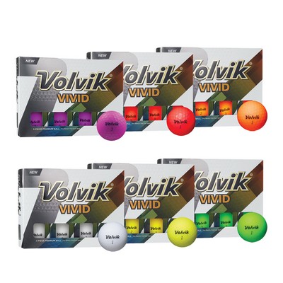 Volvik® Vivid Matte Golf Ball Set (Dozen)