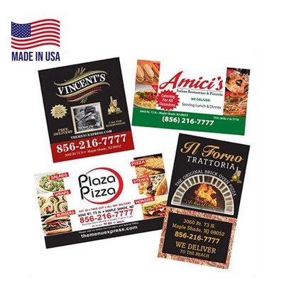 USA Made Magnets 4in Sq - 20 mil Custom Shape fridge / cabinet magnet