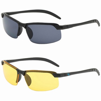 Half-Frame Polarized Sunglasses
