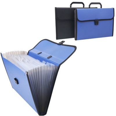 Portable Organization: Expandable File Folder with Convenient Handle