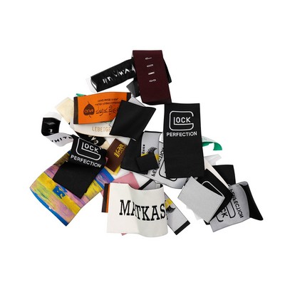 Fabric Woven Clothing Labels All Size Shape