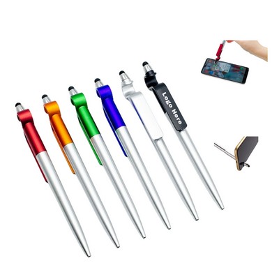 Multifunctional Smartphone Holder Stand Touch Screen Pen