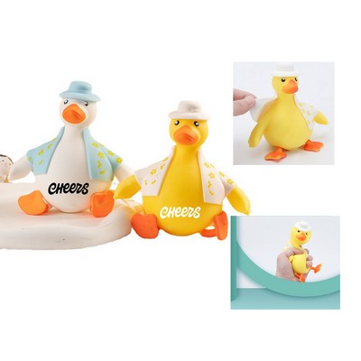 Change Clothes Cute Duck Reliever Stress Toy