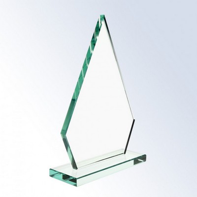 Medium Jade Glass Peak Award - Unattached