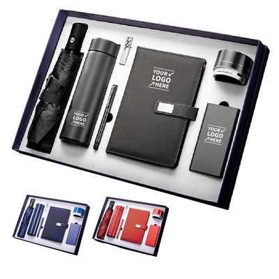 Notebook Speaker Power Bank Tumbler Combination Gift Set