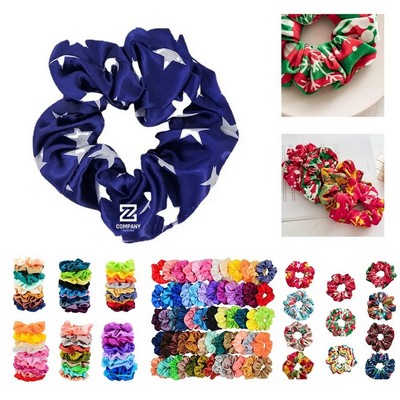 Custom Full Color Hair Scrunchies