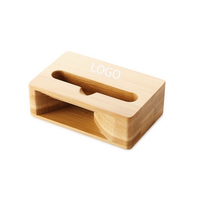 Wooden Phone Loudspeaker Holder Stand