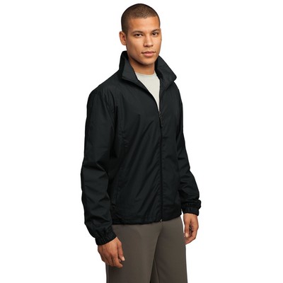 Sport-Tek Full-Zip Wind Jacket.