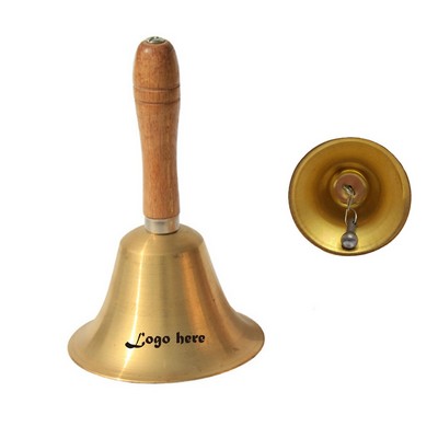 MOQ 50pcs Solid Brass Hand Call Bell
