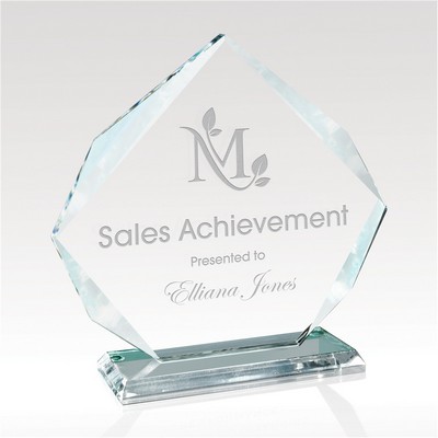 Faceted Crystal Award 6.25"