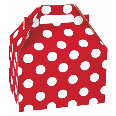 Cheery Dots Print 8" Gable Box