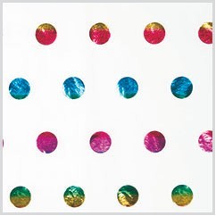 Rainbow Hot Spots Reflections Satinique Tissue Paper