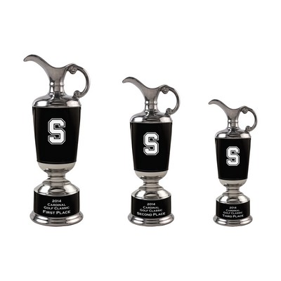 Black Horn Ceramic Trophy Cup