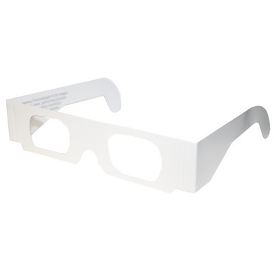 3D Glasses, ChromaDepth® HD - PLAIN WHITE, STOCK