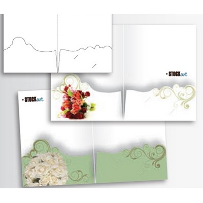 Sculptured Pockets® Folder w/Wavy Edge Pockets