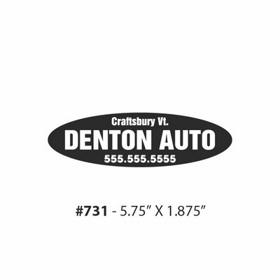 Dealer-Cals (Full Color 5.75" x 1.875")