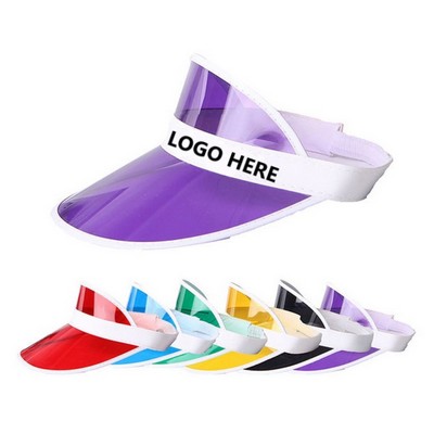 Clear PVC Visor Sun Hats for Aduls and Kids