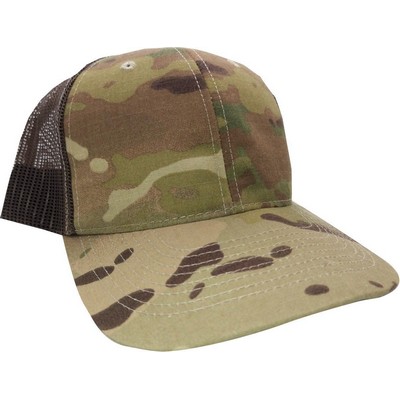 Ripstop Multi-Camo Mesh Cap