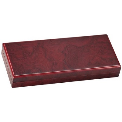 8 3/4" x 3 3/4" Rosewood Finish Gift Box
