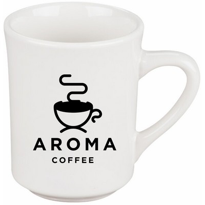 8 oz Ivory Stoneware Coffee Mug