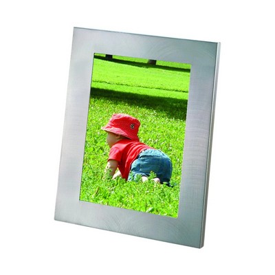 Sarah's Satin Non Tarnish Aluminum 4 x 6 Photo Frame