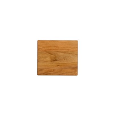 Cherry serving board with handle 8x7x3/4