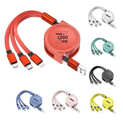 3-in-1 Retractable Charging Cable
