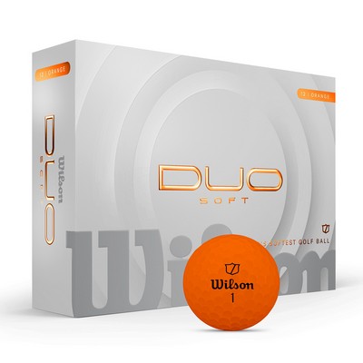 Wilson® Duo Soft Orange Golf Balls