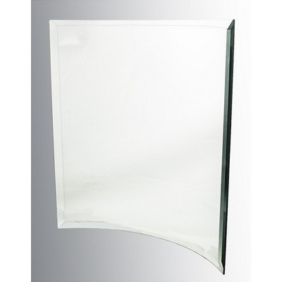 Jade Glass Crescent Award (7"x7")