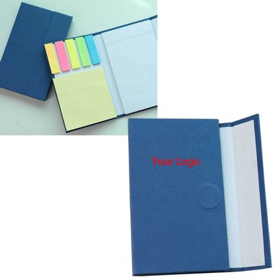 Magnetic Closure Sticky Note Book Set