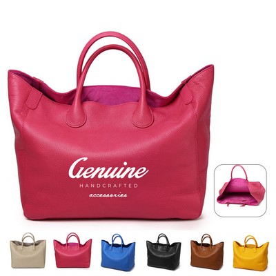 Large Leather Tote Bag