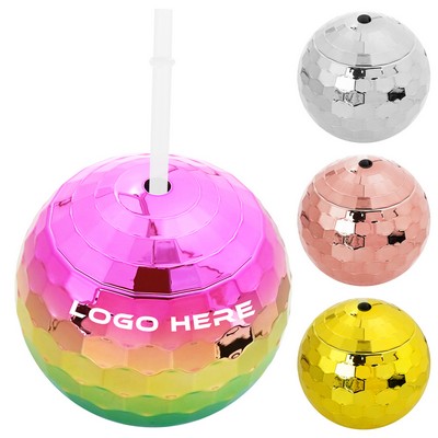 20oz Disco Ball Tumbler with Straw