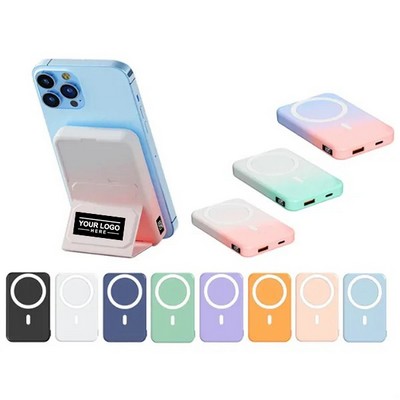 MagSafe 10000mAh Power Bank with Built-In Stand for Wireless Charging