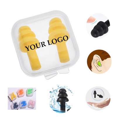 Noise Canceling Soft Reusable Silicone Earplugs Waterproof Noise Reduction Earplugs for Concert