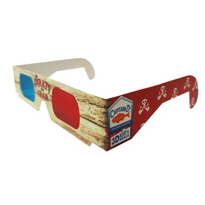 3D Glasses Anaglyph - CUSTOM PRINTED