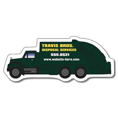 Magnet - Trash Truck Shape (4.25x1.75) - 25 mil.