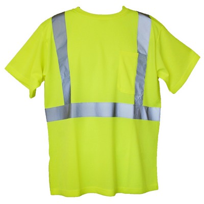 Yellow Short Sleeve Hi-Viz Safety T-Shirt (Small/Medium)