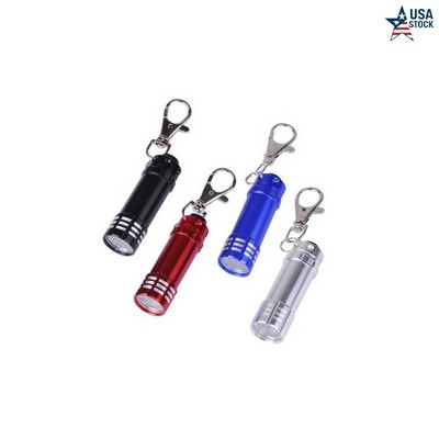 3 LED Aluminum Key Chain Flashlight