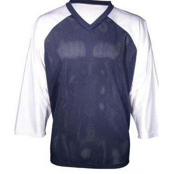 Adult Dazzle Cloth / Pro Mesh Body Hockey Jersey Shirt w/Contrasting Sleeve