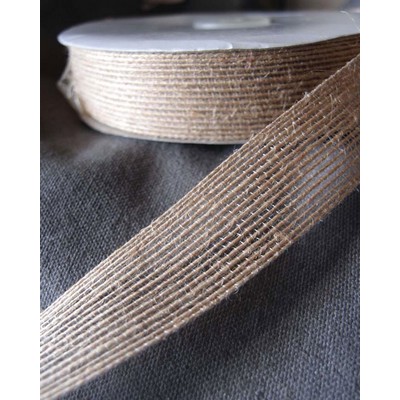 Thin Natural Woven Jute Ribbon