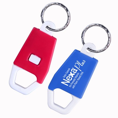 Carabiner w/Metal Key Ring (Shorter Prod Time)