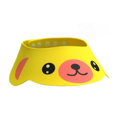eco-friendly feature baby shower cap bath hat soft safety EVA shampoo cap