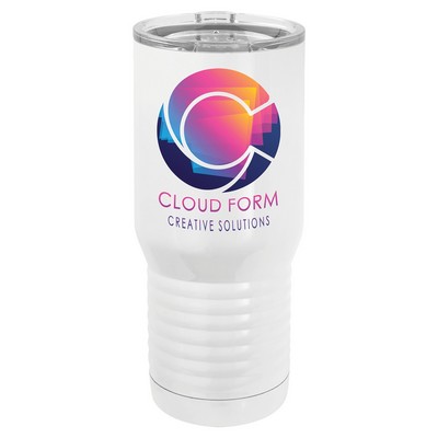 Polar Camel 20 oz. Tall White Vacuum Insulated Tumbler