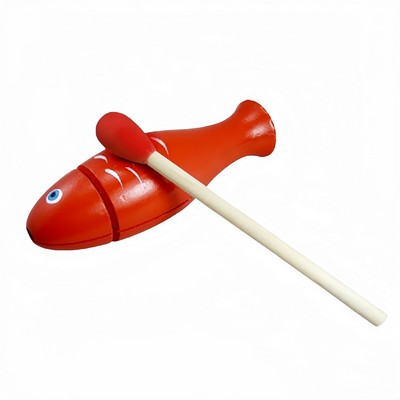 Wooden Fish Musical Instrument Tap Toy