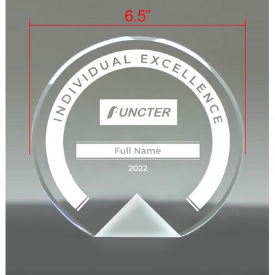6.5'' K9 Crystal Trophies